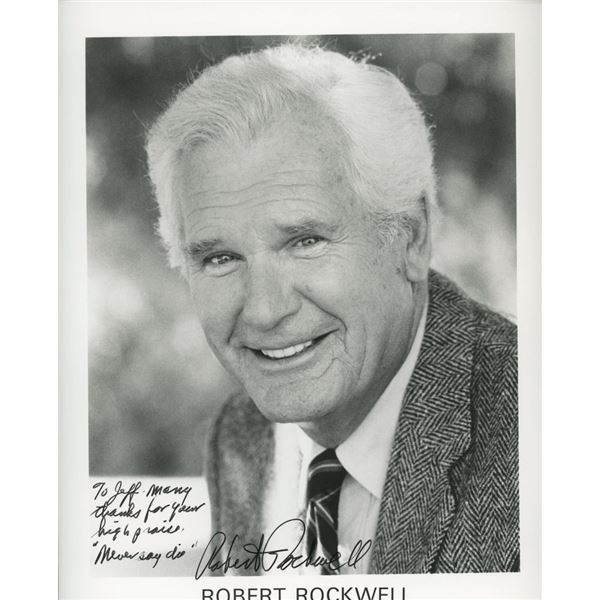 Our Miss Brooks Robert Rockwell signed photo