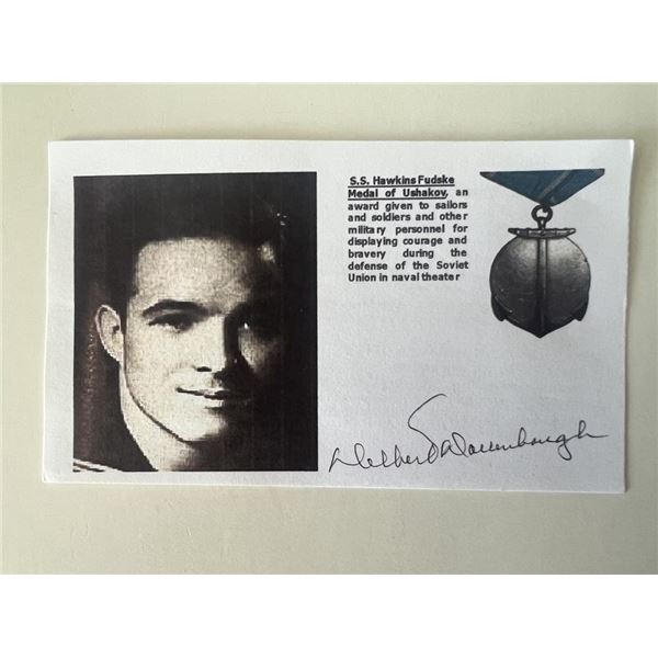 WWII Delbert Dauenbaugh signed commemorative cover