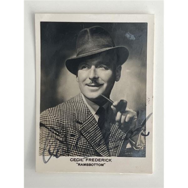 The Happidrome Cecil Frederick signed photo