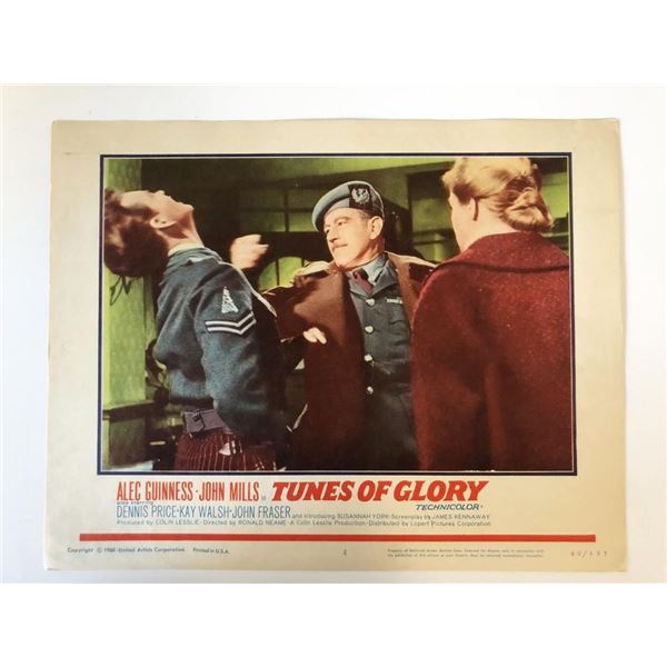 Tunes of Glory original 1960 vintage lobby card