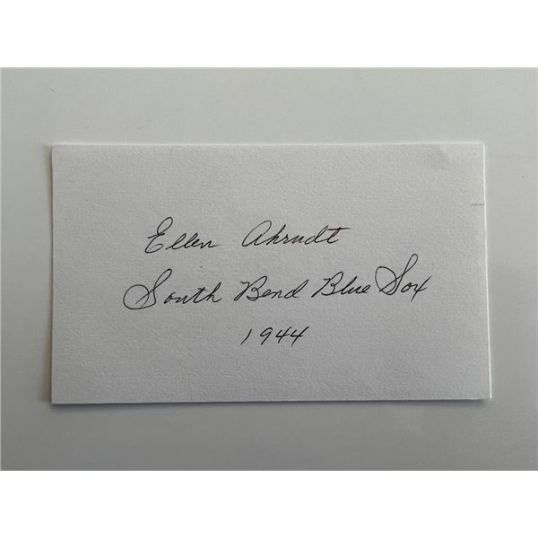 Ellen Ahrndt original signature