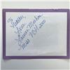 Image 1 : Miss New Hampshire Lauren Meehan signed note