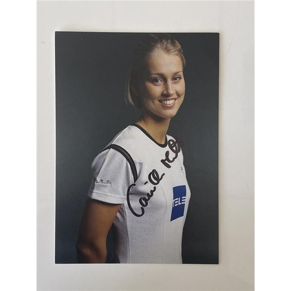 Badminton player Camilla Martin signed photo