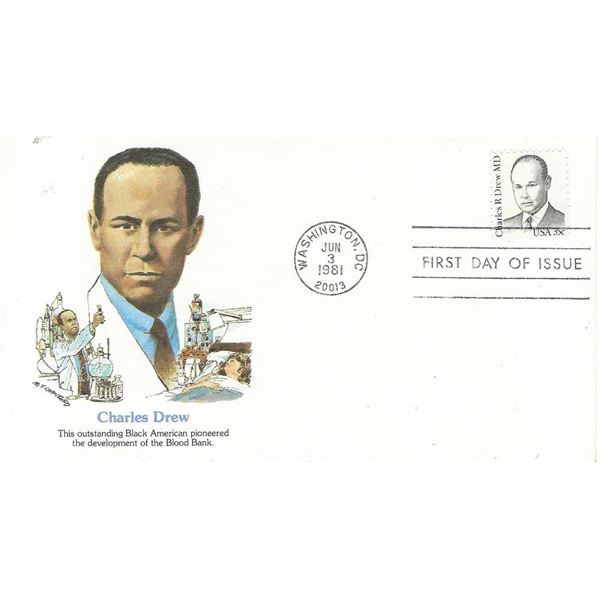 Charles Drew FDC