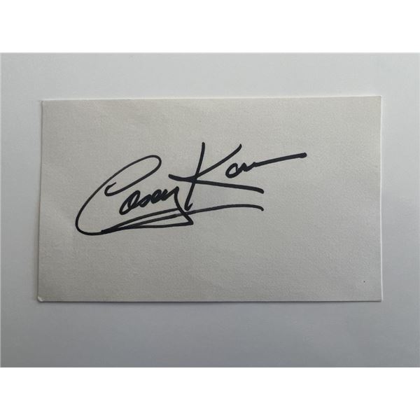 DJ Casey Kasem original signature