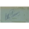 Image 1 : Swingtime Betty Furness signed valet ticket