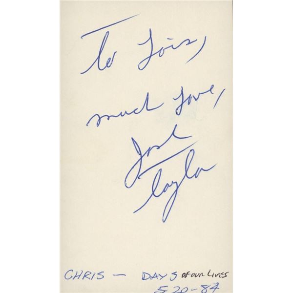 Beverly Hills 90210 Josh Taylor signed note