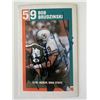 Image 1 : Miami Dolphins Bob Brudzinksi signed autograph card