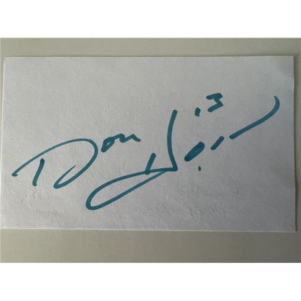 Football Player Don Horn original signature