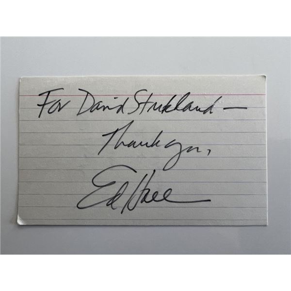 Eddie Hall original signature