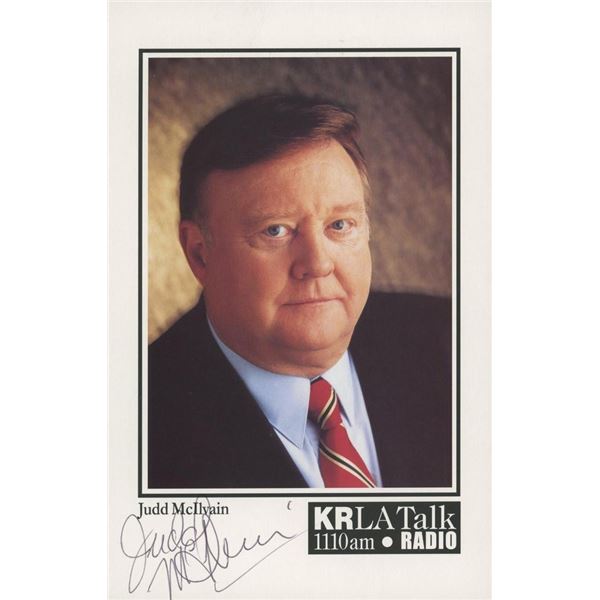 CBS Newsman Judd McIlvain signed program