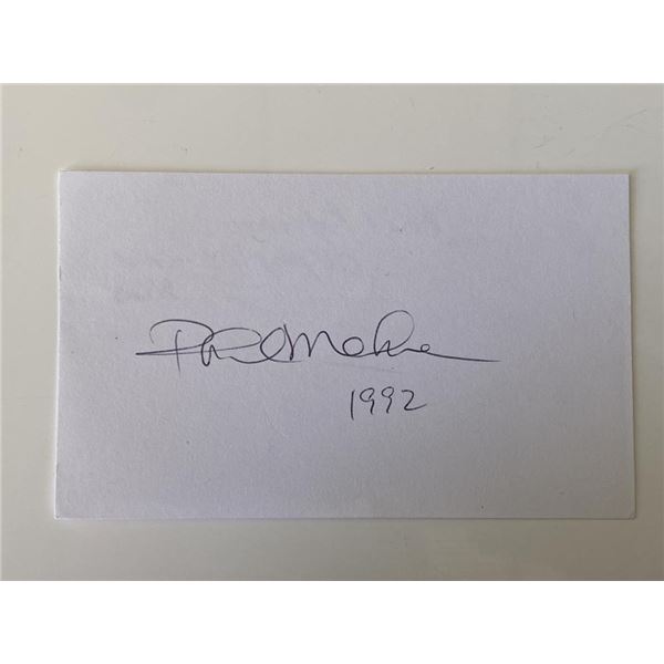 World Cup Skier Phil Mahre original signature