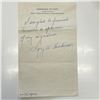 Image 1 : Former United States Minister to Iraq Loy W. Henderson signed note