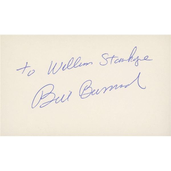 Girl Overboard  Bill Burrud signed note