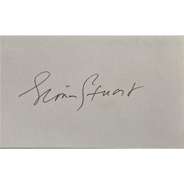 Gloria Stuart original signature