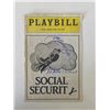 Image 1 : Social Security signed playbill cover