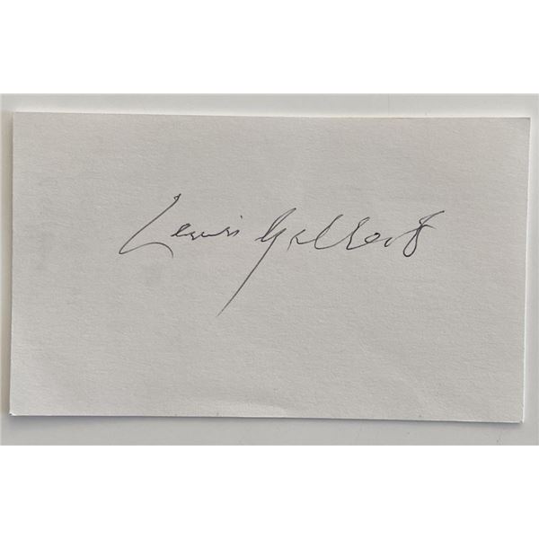 Director Lewis Allen original signature