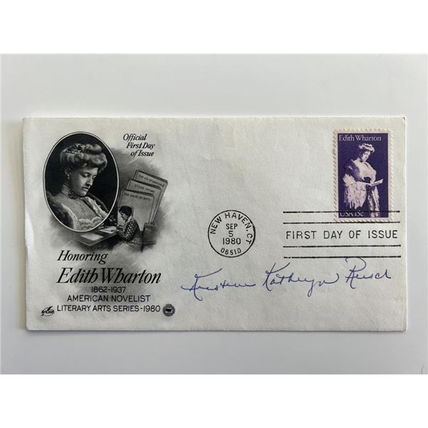 Kristine Kathryn Rusch signed commemorative cover