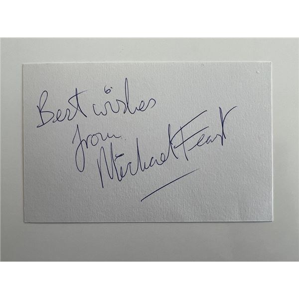 Michael Feast original signature