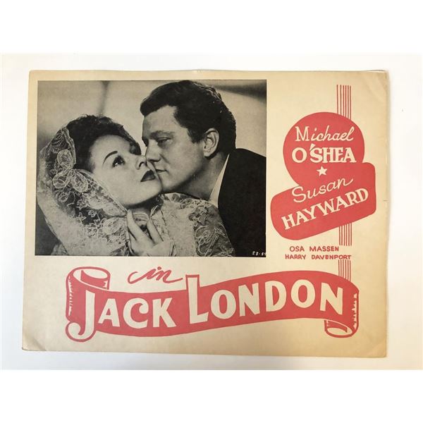 Jack London 1943 original vintage lobby card