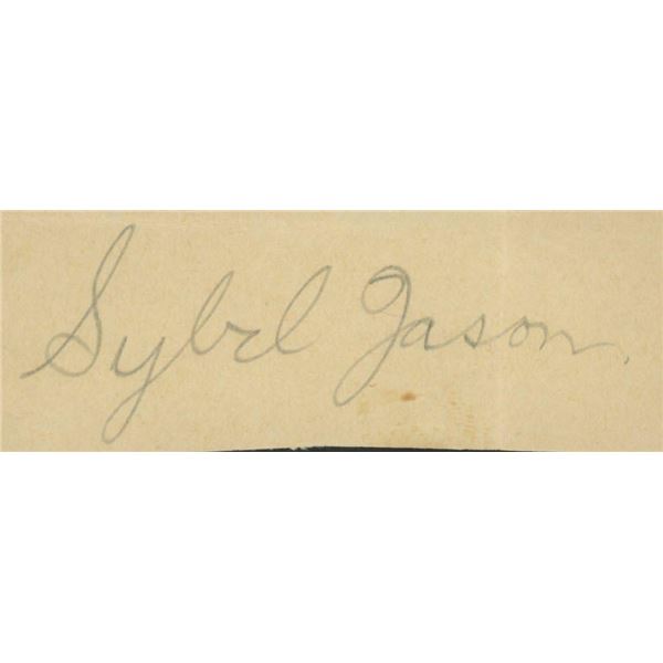 Little Big Shot Sybil Jason signature