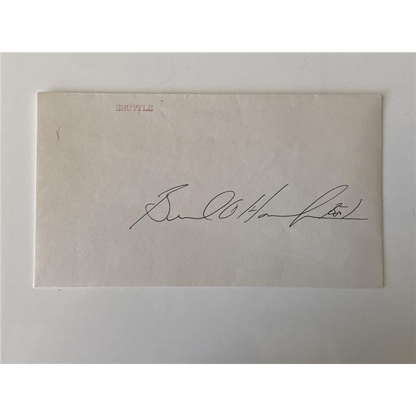 NASA astronaut Bernard A. Harris Jr. original signature
