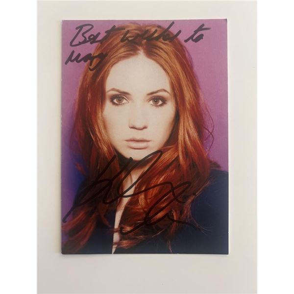 Doctor Who Karen Gillan signed photo