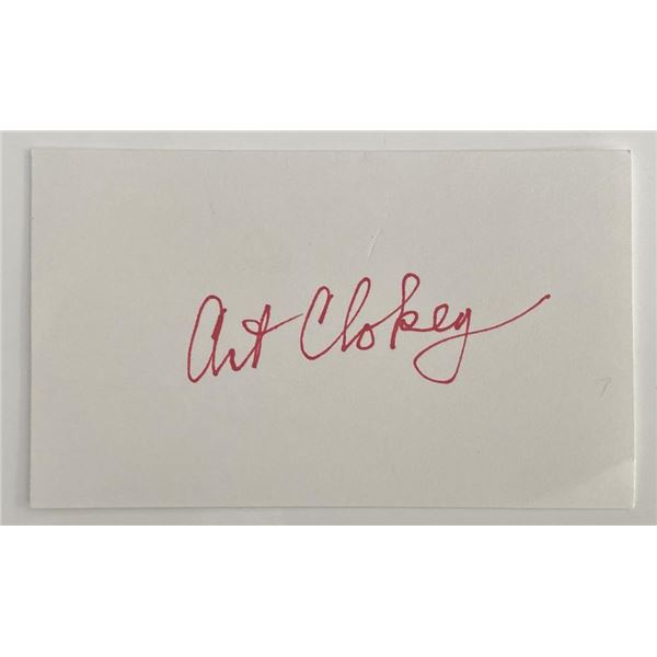 Art Clokey original signature