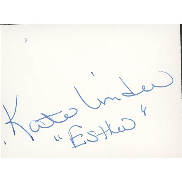 The Young And The Restless Kate Linder signature cut