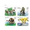 Image 1 : Prehistoric Animals stamps plate block