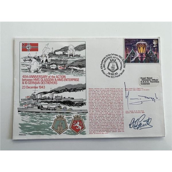 WWII signed commemorative cover