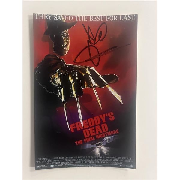 Freddy's Dead: The Final Nightmare Robert Englund signed movie photo