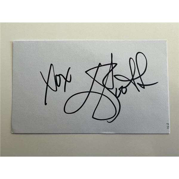Lindy Booth original signature