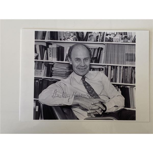 Nobel Prize winner Dudley R. Herschbach signed photo