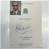 Image 1 : British Labour politician Piara Khabra signed note with photo