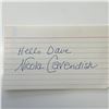 Image 1 : Actress Nicola Cavendish  signed note
