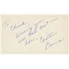 Image 1 : Beyond The Gates Clifton Davis signed note