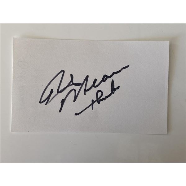 Indy 500 4 Time Winner Rick Mears original signature