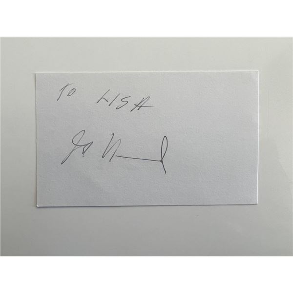 Horse trainer John A. Nerud original signature