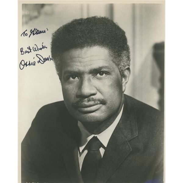 Jungle Fever Ossie Davis signed photo