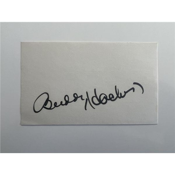 Buddy Hackett original signature