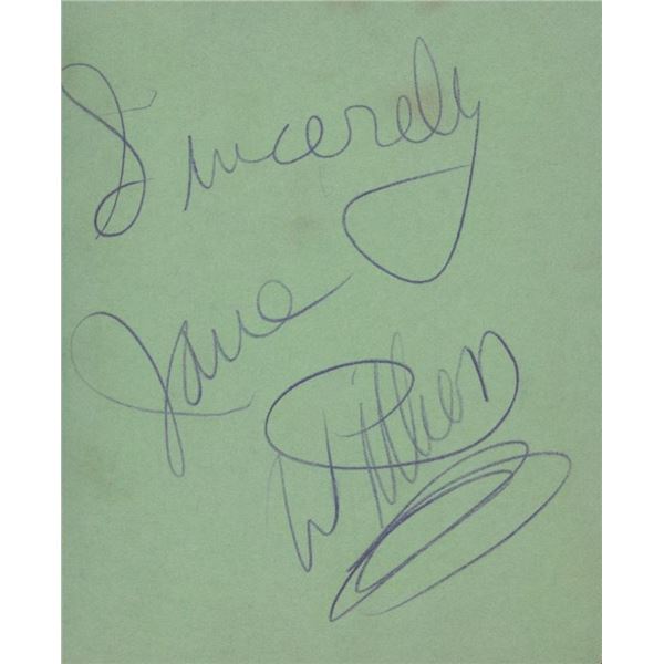 Bright Eyes Jane Withers signature cut