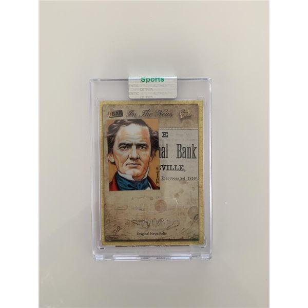 Historical relic card