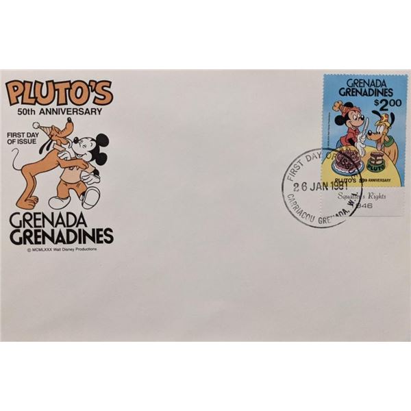 1981 Grenada  Pluto's 50th Anniversary First Day Cover