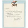 Image 1 : Musician Lionel Cartwright signed letter