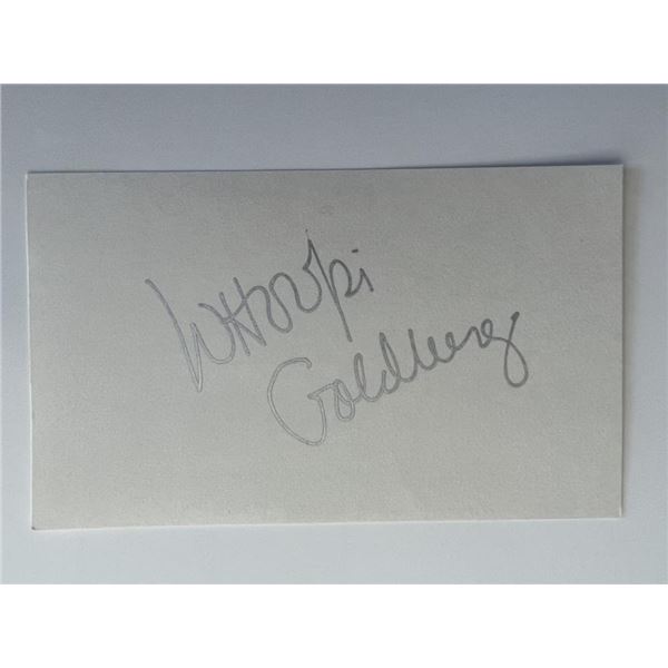 Whoopi Goldberg original signature