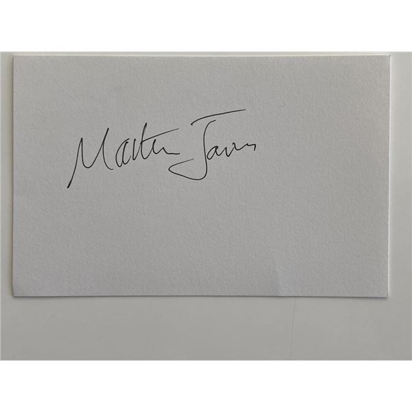 Martin James original signature