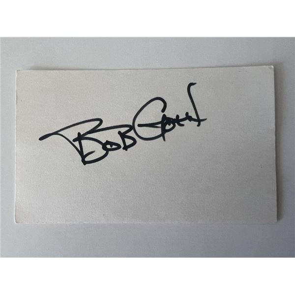 Gameshow MC Bob Goen original signature