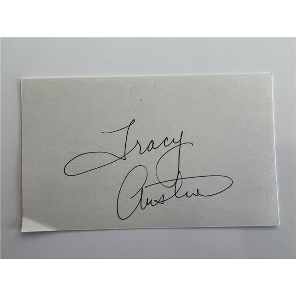 Tennis player Tracy Austin original signature