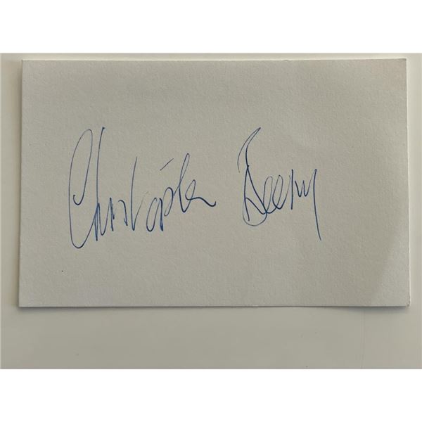 Christopher Borat original signature